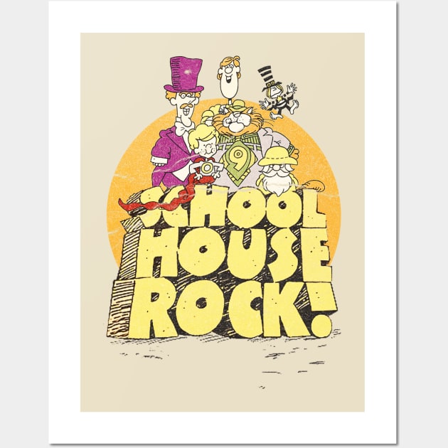 Schoolhouse-Rock Wall Art by Sanja Sinai Art